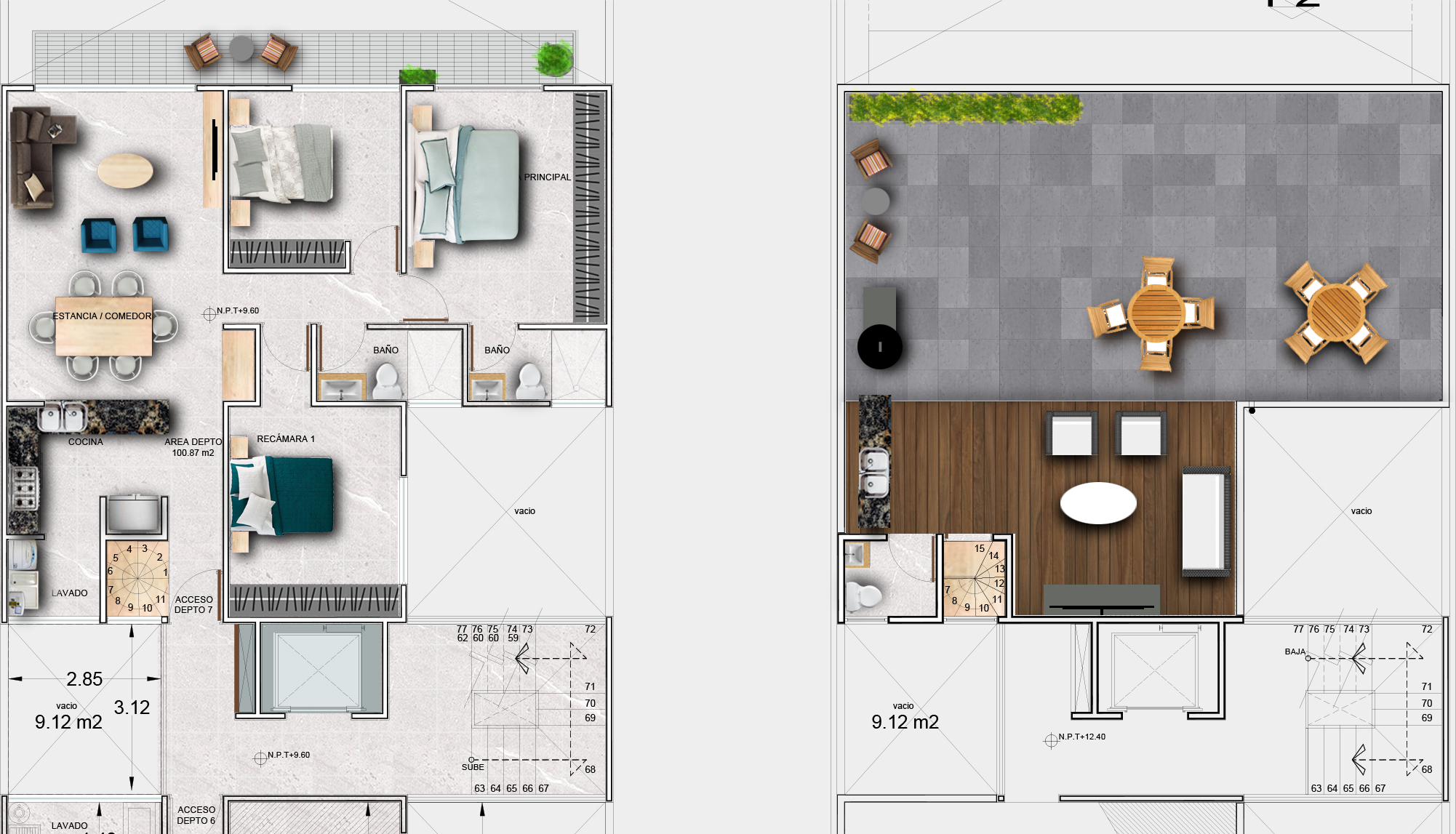 Penthouse · 109 m² - Imagen 6